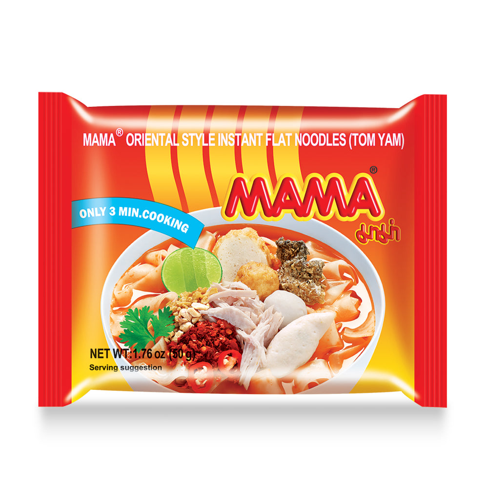 Mama Oriental Style Instant Flat Noodles Clear Soup - 5 Pack