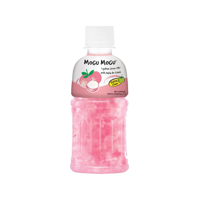 Mogu Mogu - Lychee Juice with Nata De Coco - 320 ML – Sukli - Filipino  Grocery Online USA