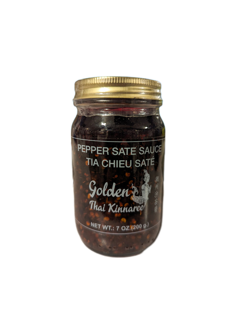 Golden Thai Kinnaree Pepper Sate Sauce 7 oz | SouthEATS