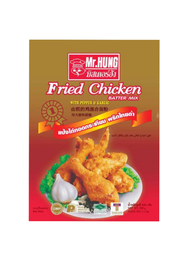 Mr. Hung Fried Chicken Batter Mix with Pepper & Garlic