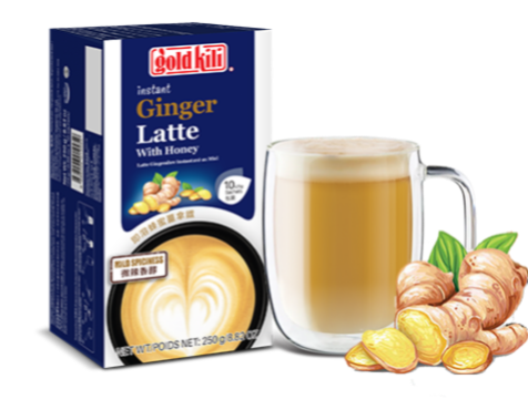 Gold Kili Instant Ginger Latte with Honey, Singaporean | SouthEATS