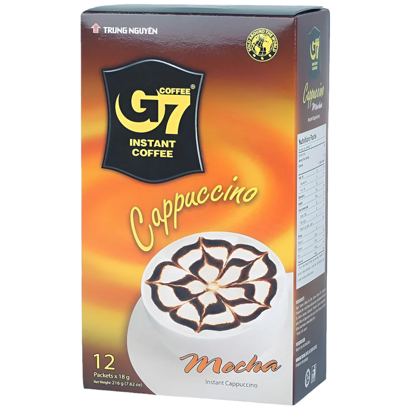 Trung Nguyen G7 Coffee Instant Mocha Cappuccino, product of Vietnam | SouthEATS