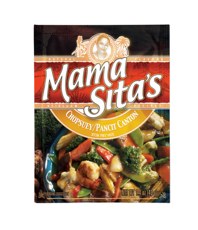 Mama Sita's Chopsuey Pancit Canton Stir Fry Mix, 40 grams packet, Filipino Cuisine | SouthEATS