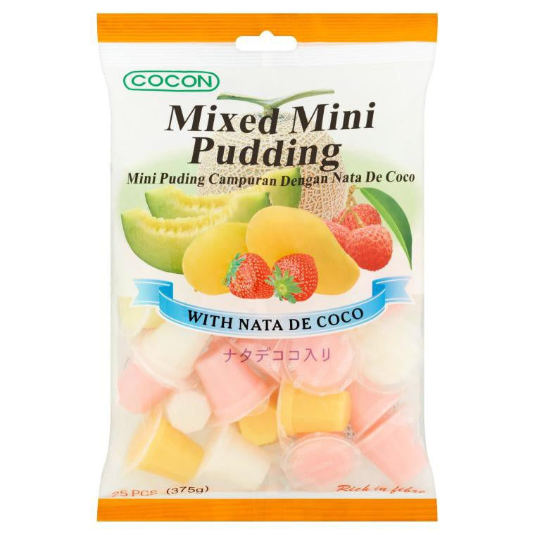 Cocon Mixed Mini Pudding with Nata de Coco Pudding, Malaysian | SouthEATS