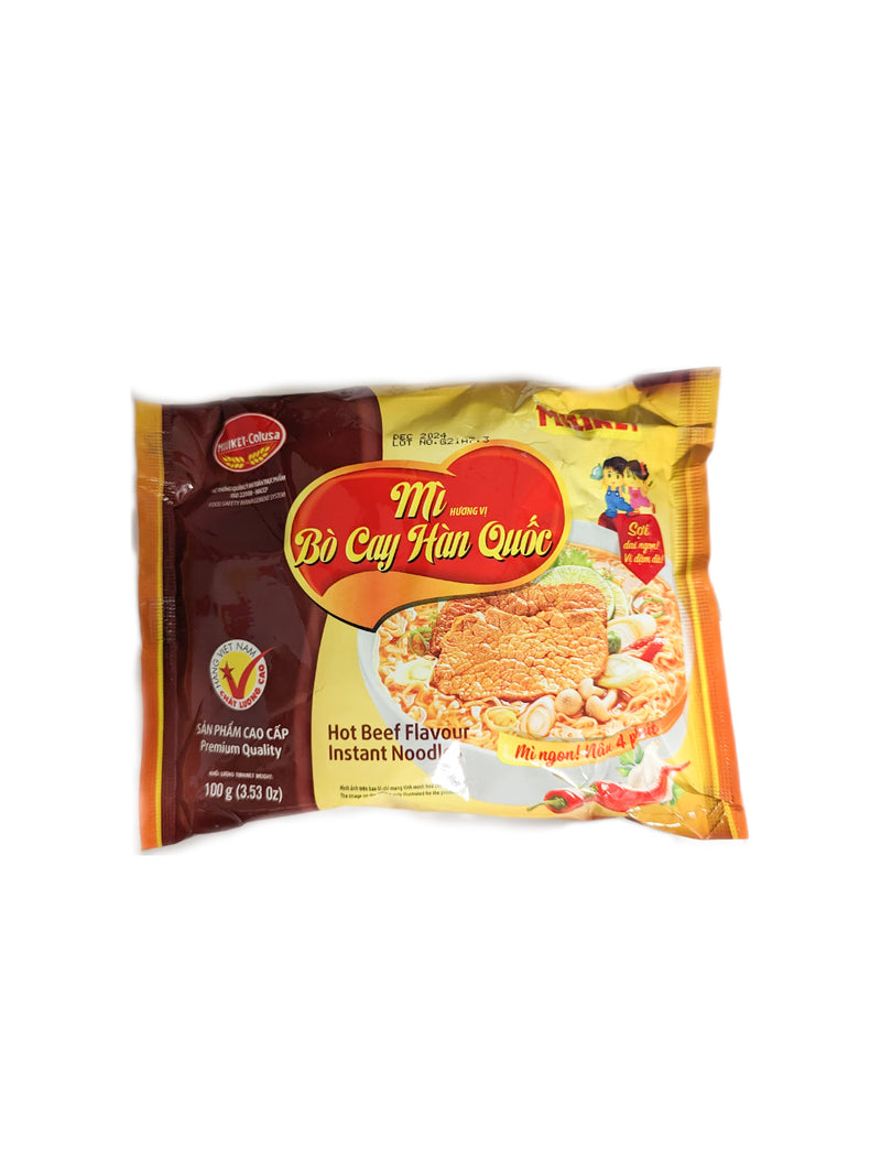 Miliket Instant Noodles Hot Beef Flavour