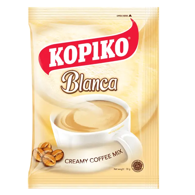 Kopiko Blanca Creamy Coffee Mix | SouthEATS